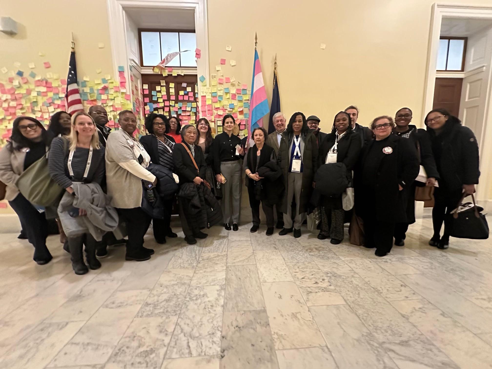 Standing up for community health: Institute staff meet with elected officials in Washington D.C.