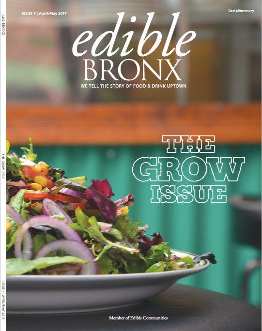 Bronx Health REACH’s “The Bronx Salad” Featured on the Cover of Edible Bronx Magazine
