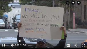A video of the #Not62 rally.