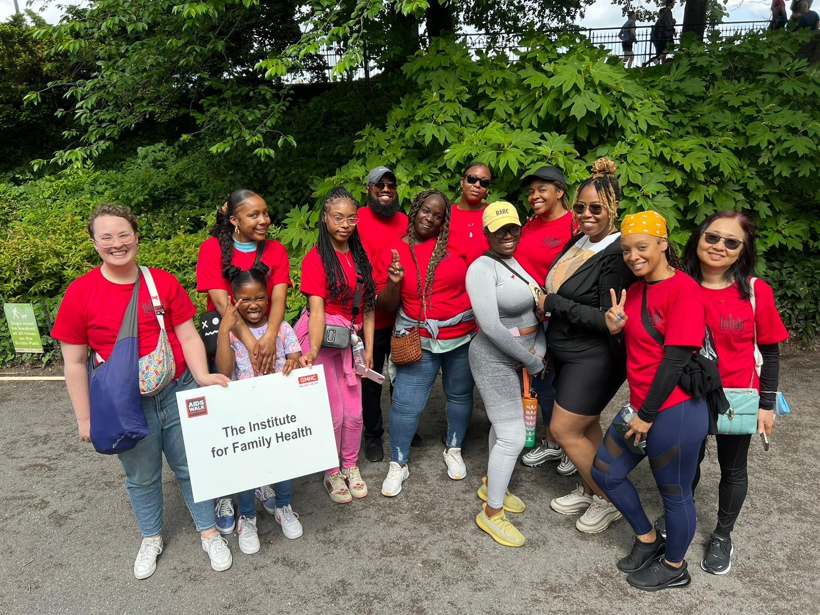 Institute staff join NYC’s AIDS Walk 2024