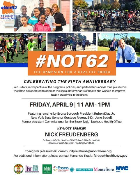 Webinar Marks The Fifth Anniversary of #Not62